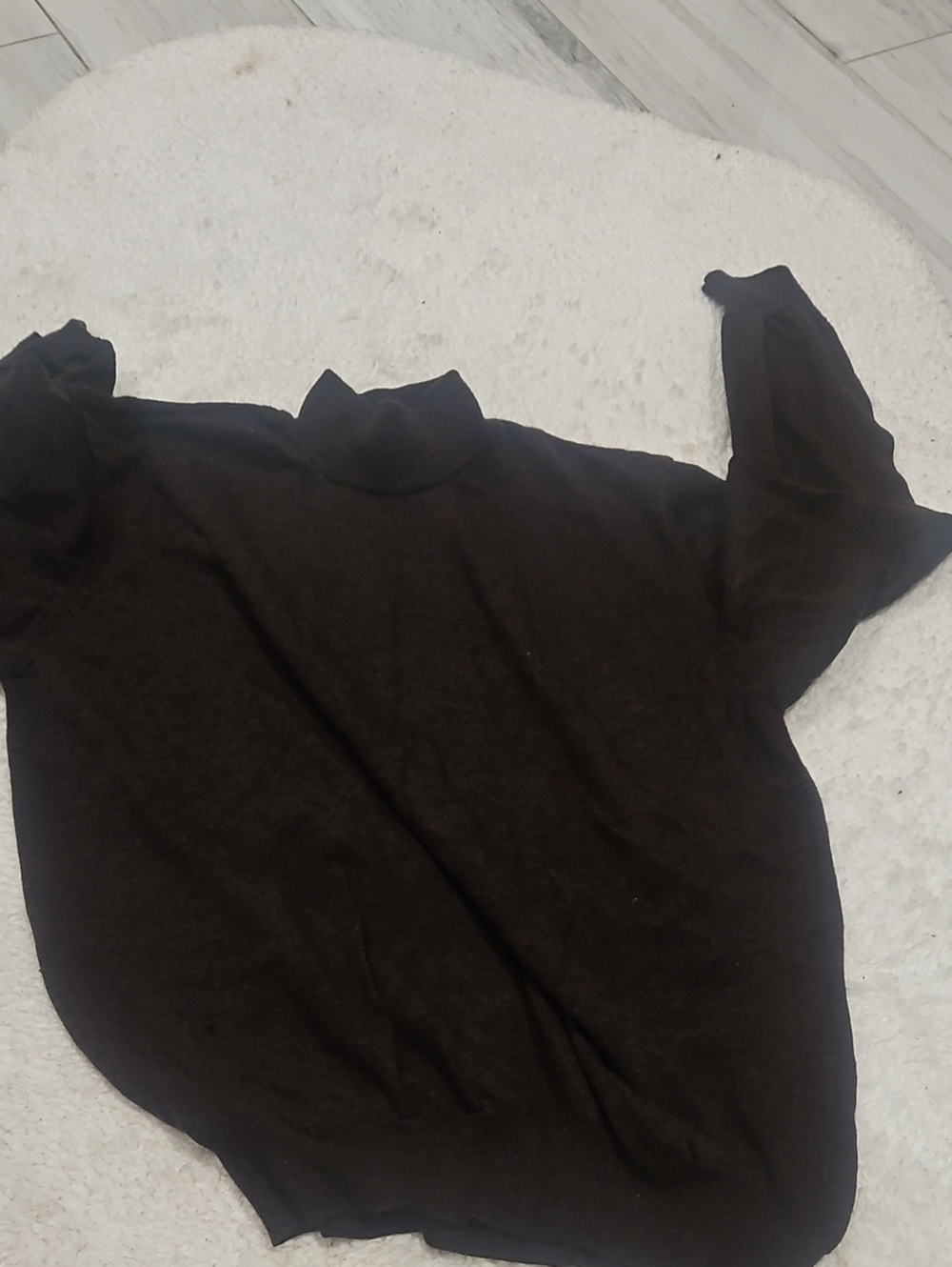 Saks Fifth Avenue Brown Merino Wool Sweater